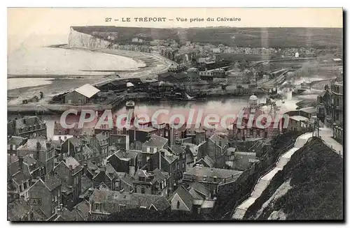 Cartes postales Le Treport Vue Prise Du Calvaire