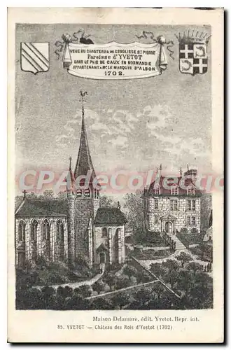 Cartes postales Yvetot Chateau Des Rois