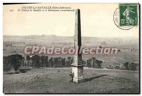 Ansichtskarte AK Arques La Bataille Le Champ De Bataille Et Le Monument