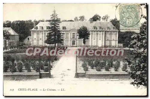 Cartes postales Criel Plage Le Ch�teau