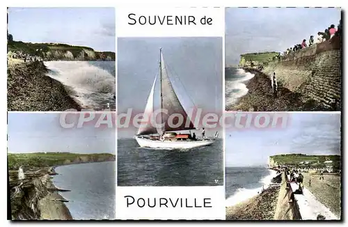 Cartes postales Souvenir De Pourville