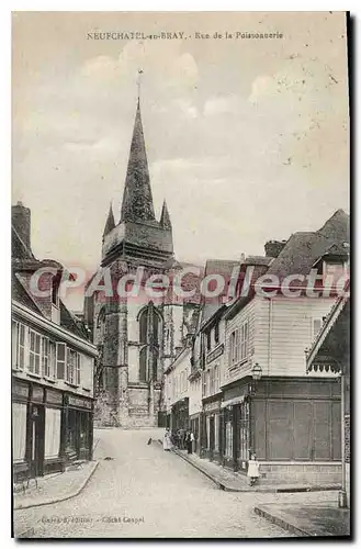 Cartes postales Neufchatel En Bray Rue De La Poissonnerie