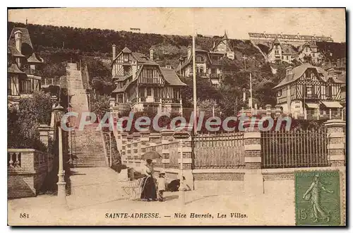 Cartes postales Sainte Adresse Nice Havrais Les Villas