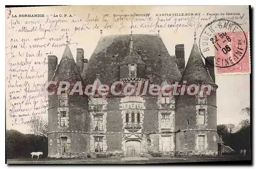 Cartes postales Rouen Martinville Sur Ry Facade Du Ch�teau