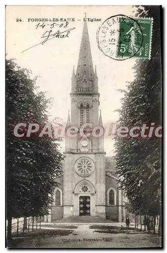 Cartes postales Forges Les Eaux L'Eglise