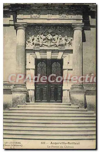 Cartes postales Angerville Bailleul Le Perron Du Ch�teau