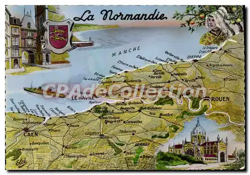 Cartes postales moderne La Normandie manche