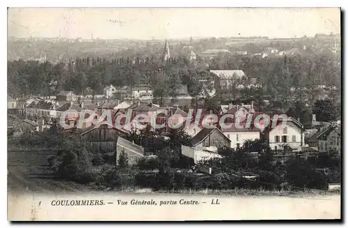 Ansichtskarte AK Coulommiers Vue Generale Partie Centre