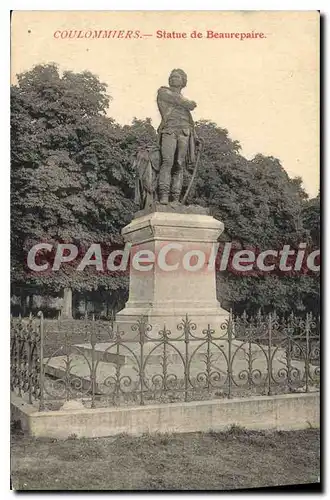 Cartes postales Coulommiers Statue De Beaurepaire