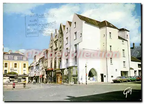 Moderne Karte Lagny La Place De La Fontaine ET Ses maisons