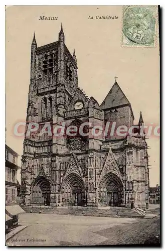 Cartes postales Meaux La Cathedrale