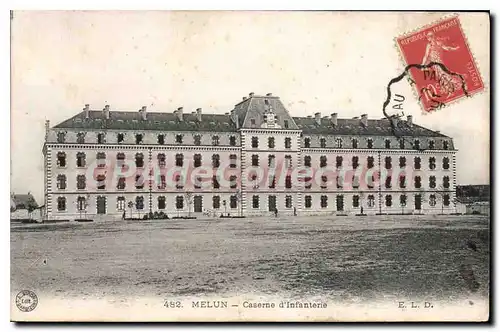 Cartes postales Melun Caserne D'Infanterie