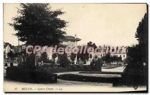 Cartes postales Melun Square Chapu