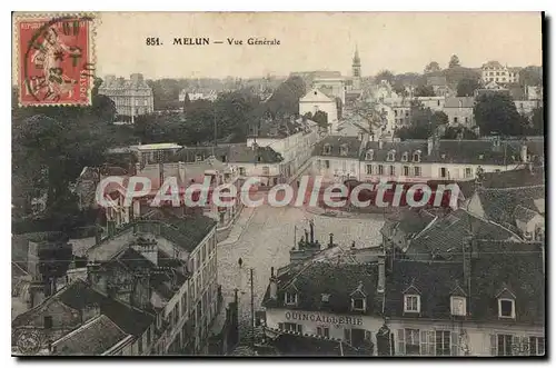 Cartes postales Melun Vue Generale