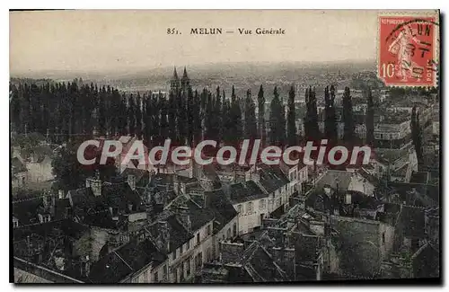 Cartes postales Melun Vue Generale