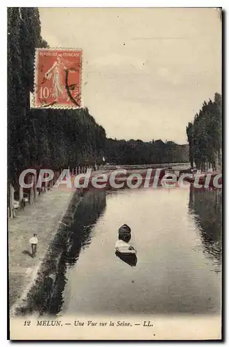 Cartes postales Melun Une Vue Sur La Seine