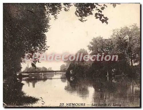 Cartes postales Nemours Les Bords Du Loing