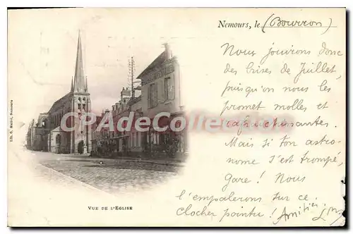 Cartes postales Nemours Vue De L'Eglise