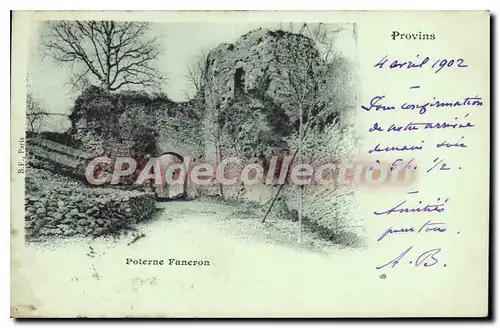 Cartes postales Provins Poterne Faneron