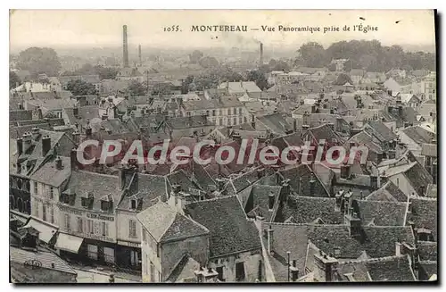 Cartes postales Montereau Vue Panoramique Prise De I'Eglise