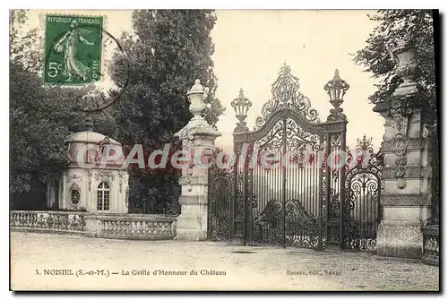 Cartes postales Noisiel La Grille D'Honneur Du Ch�teau