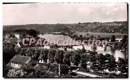 Cartes postales Champagne Sur Seine Vue Generale De la Seine