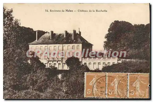 Ansichtskarte AK Melun Chateau De La Rochette