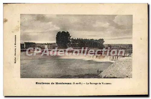 Ansichtskarte AK Montereau Le Barrage De Varennes