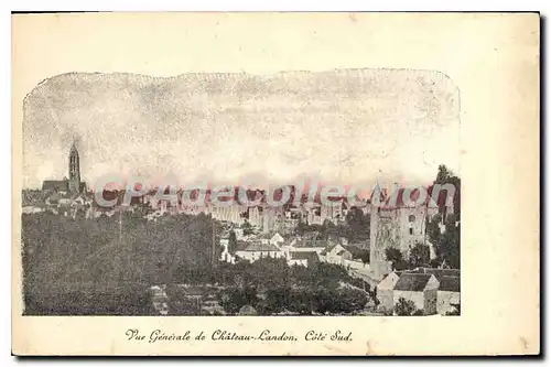 Cartes postales Vue Generale De Chateau Landon Cote Sud