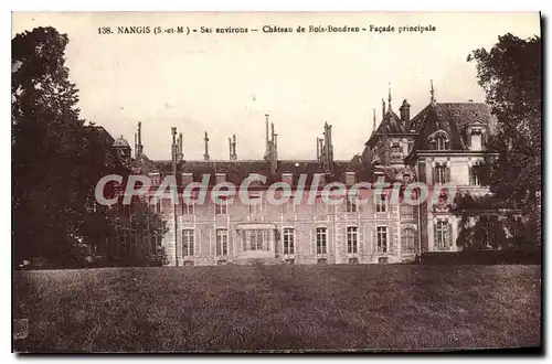 Ansichtskarte AK Nangis Ses Environs Chateau De Bois Boudran