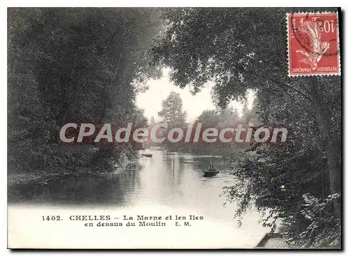 Cartes postales Chelles La Marne Et Le Iles moulin