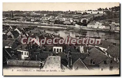 Cartes postales Montereau Panorama Sur Surville