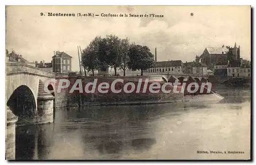 Ansichtskarte AK Montereau Confluent De La Seine Et De I'Yonne