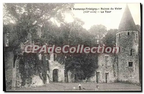 Ansichtskarte AK Fontenay Tresigny Ruines Du Vivier La Tour