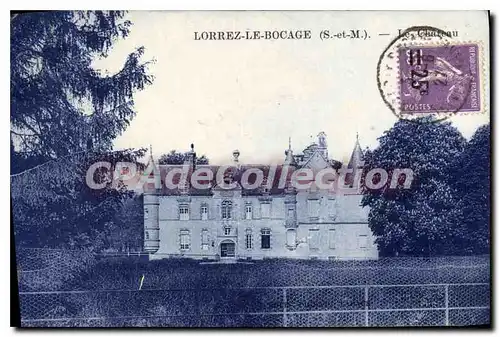 Cartes postales Lorrez Le Bocage le ch�teau