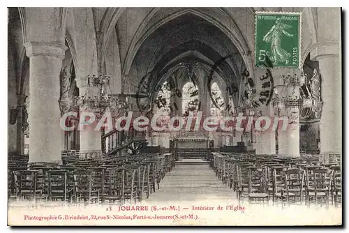 Cartes postales Jouare Interieur De I'Eglise