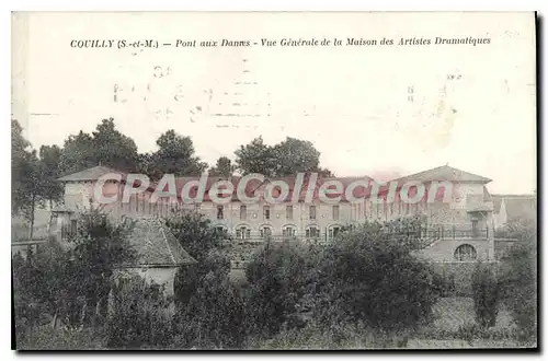 Cartes postales Couilly Pont Aux Dannes Vue Generale De La Maison Des Artistes Dramatiques