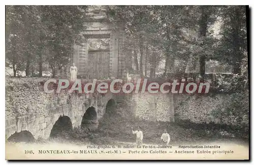 Cartes postales Montceaux Les Meaux Porte Des Calottes