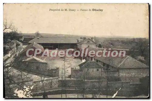 Cartes postales Ferme De Dhuisy Propri�t� De Dassy