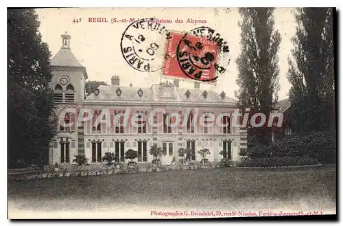 Cartes postales Reuil Chateau Des Abymes