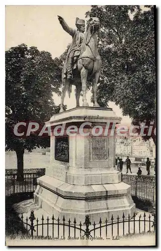 Cartes postales Montereau Le Statue De Napoleon