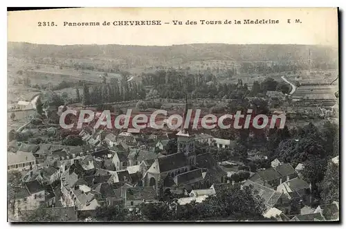 Cartes postales Chevreuse Vu Des Tours De La Madeleine