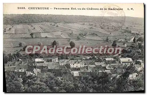 Cartes postales Chevreuse Panorama Est Vu Du Chateau De La Madeleine