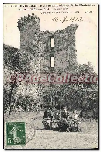 Cartes postales Chevreuse Ruines Du Chateau De La Madeleine