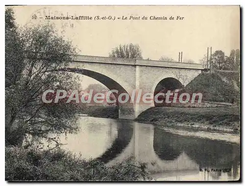 Cartes postales Maisons Laffitte Le Pont Du Chemin De Fer