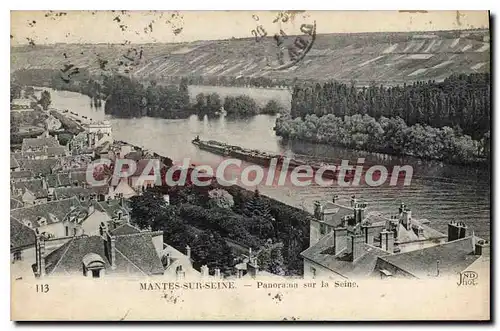 Cartes postales Mantes Sur Seine Panorama Sur La Seine