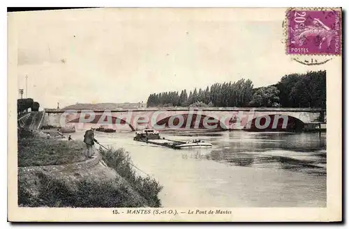 Cartes postales Mantes Le Pont De Mantes