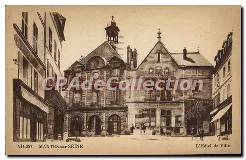 Cartes postales Mantes Sur Seine L'Hotel De Ville