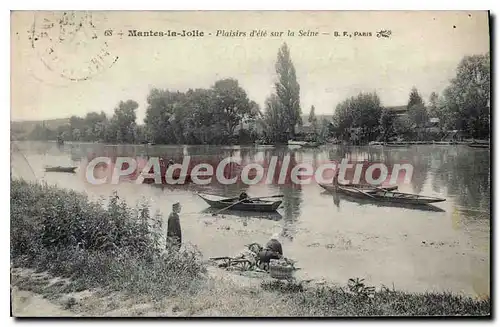 Cartes postales Mantes La Jolie Plaisirs D'Ete Sur La Seine