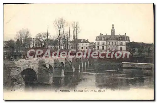 Ansichtskarte AK Meulan Le Petit Pont Et I'Hospice